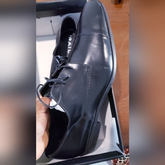 New in Box The Rail Men’s Oxford Derby Dress Shoe Size 47 - Picture 9 of 10